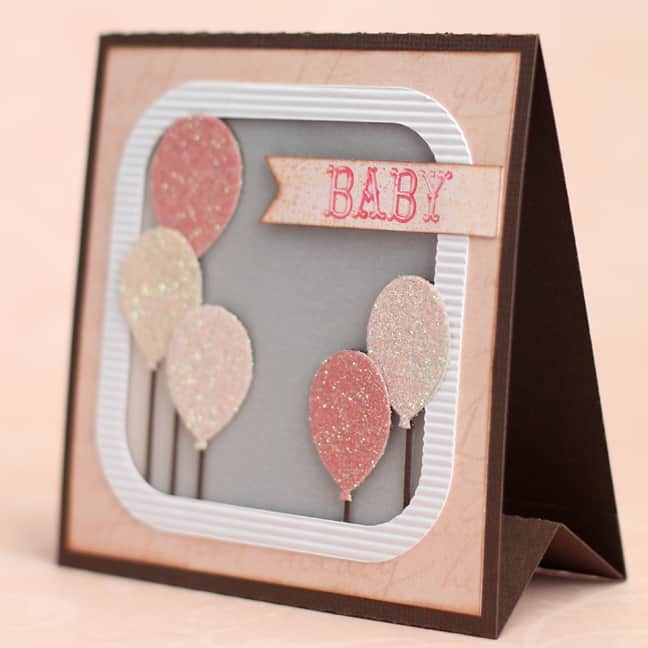 Baby Girl 3D Card - Finding Time To Create