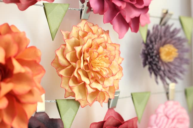 Fall Flowers and Nesting Tutorial - Finding Time To Create