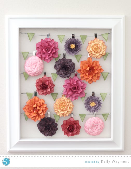 Fall Flowers and Nesting Tutorial - Finding Time To Create