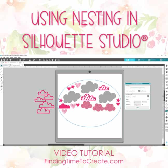 Using Nesting in Silhouette Studio - video tutorial