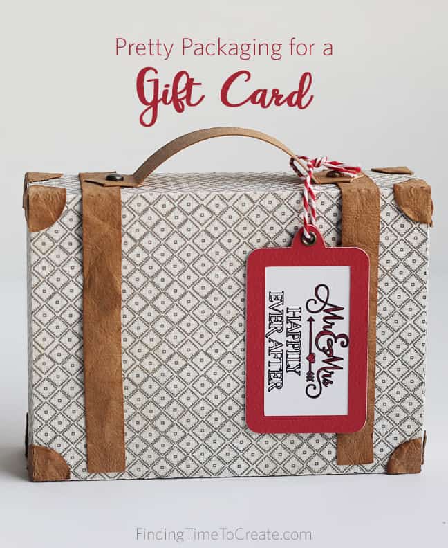 Pretty Packaging for a Gift Card - FInding Time To Create