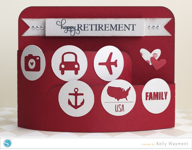 Retirement Bendy Card by Kelly Wayment