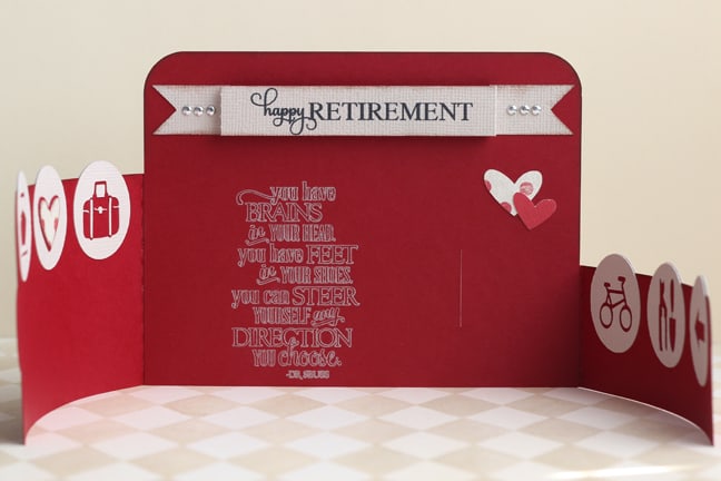 Retirement Bendy Card by Kelly Wayment