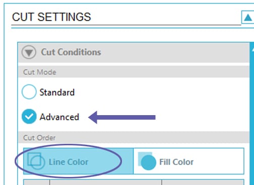 Sketch & cut with Silhouette Dual Tool Holder - Advanced Cut Mode