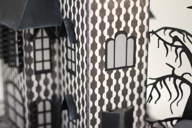 Paper Haunted House with the Silhouette CAMEO - Finding Time To Create