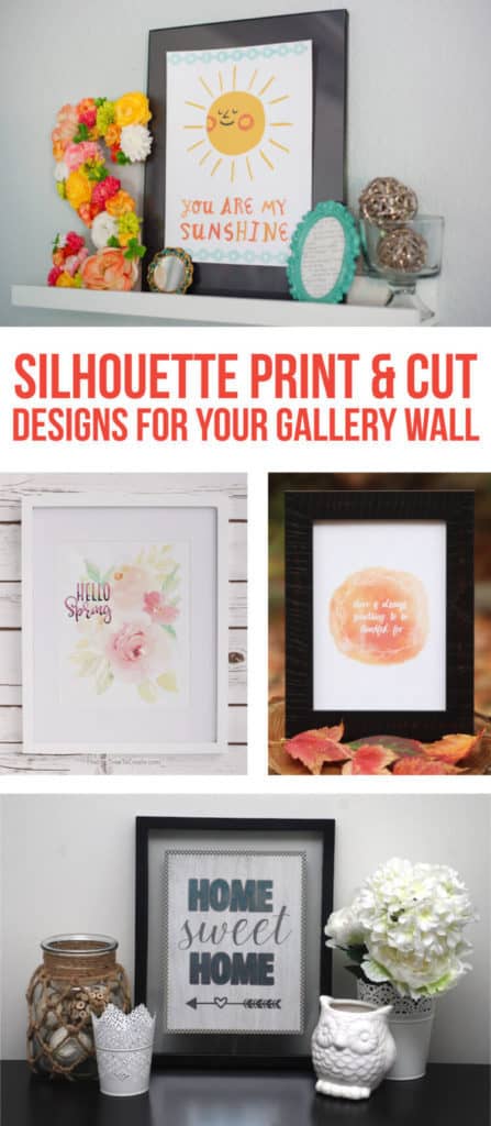 Print & Cut Gallery Wall Roundup