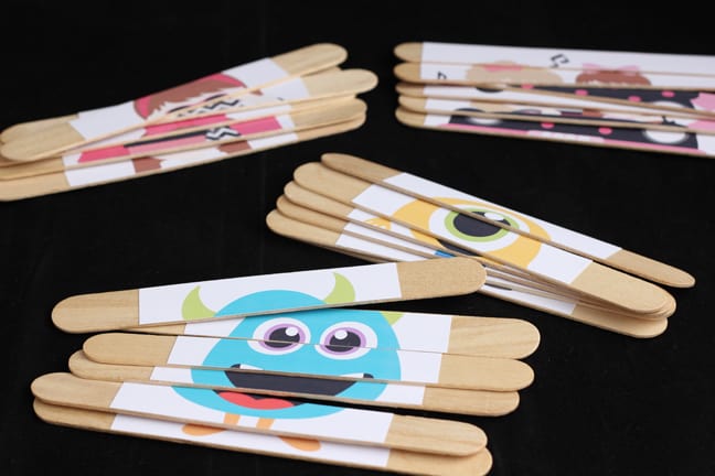 Craft Stick Puzzles - Finding Time To Create