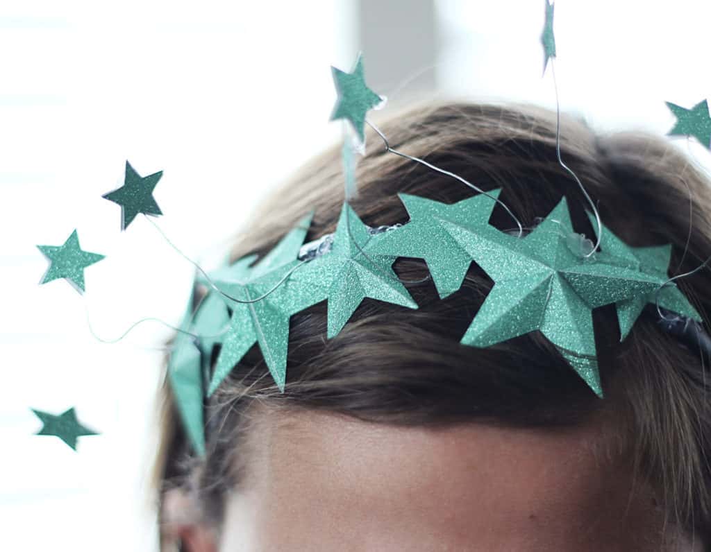Star headbands for New Year's - Finding Time To Create