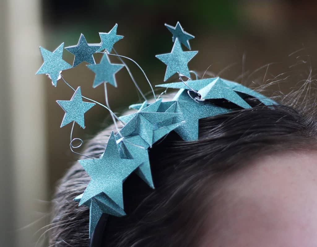 Star headbands for New Year's - Finding Time To Create