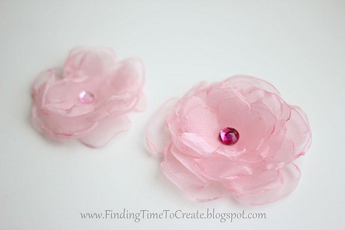 Fabric Peonies with your Silhouette