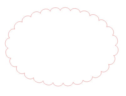 Make a Scalloped Oval using Text to Path in Silhouette Studio