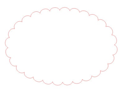 Make a Scalloped Oval using Text to Path in Silhouette Studio