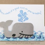 Sliding Whale Card