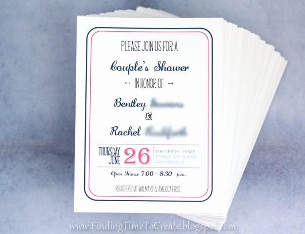 Wedding Shower Invitation
