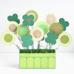 Springy Shamrock and Flower Arrangement
