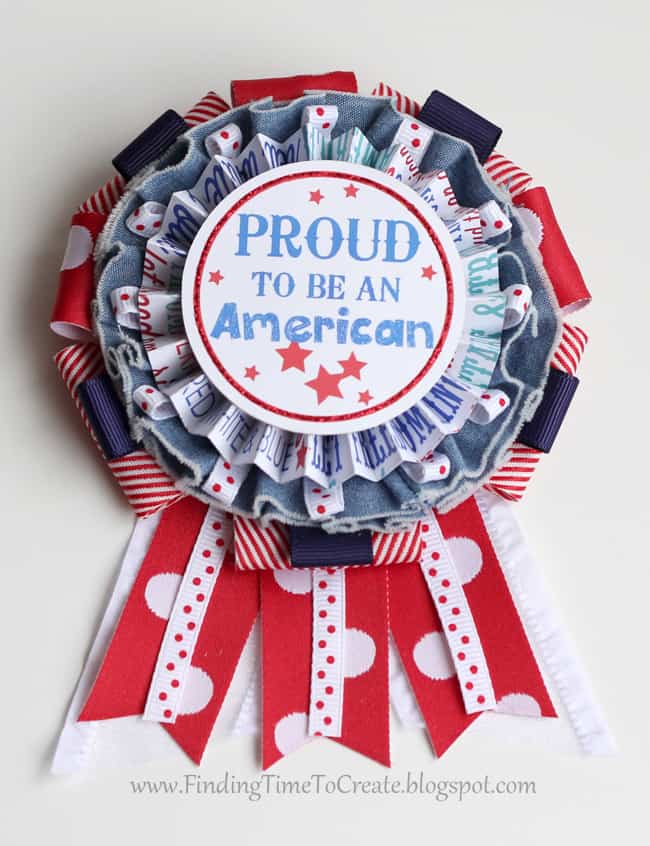 DIY Patriotic Ribbon