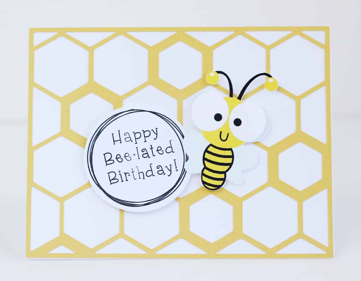 Bee-lated Birthday Card