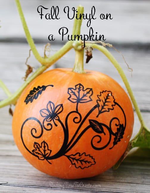 Fall Pumpkin Vinyl - Finding Time To Create