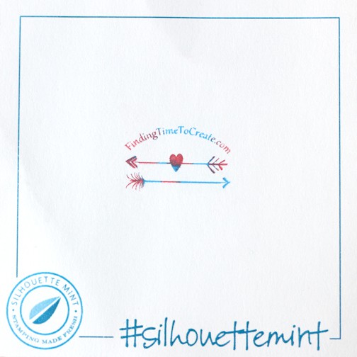 Mint multi color stamp - Finding Time To Create