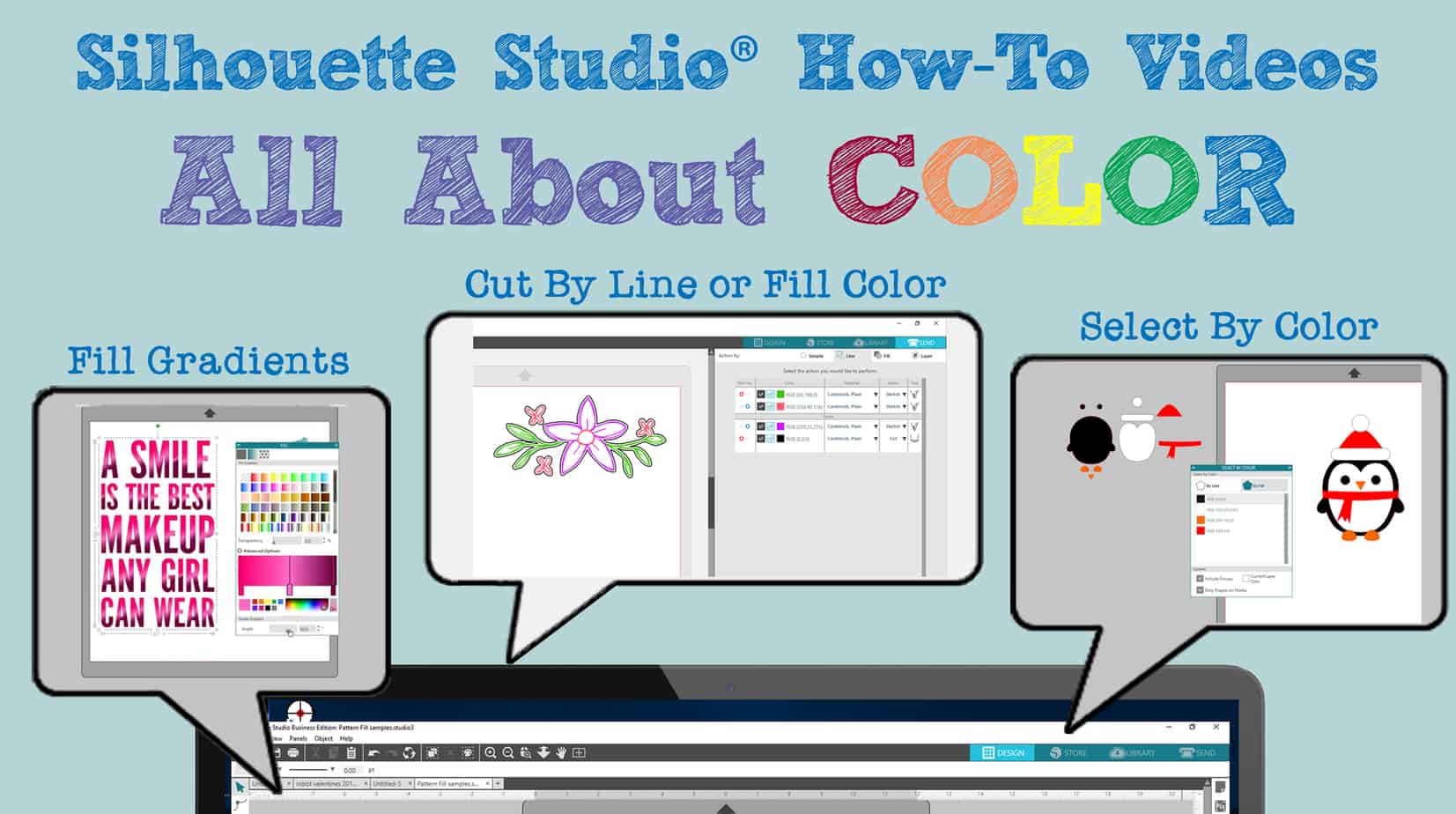 All About Color in Silhouette Studio