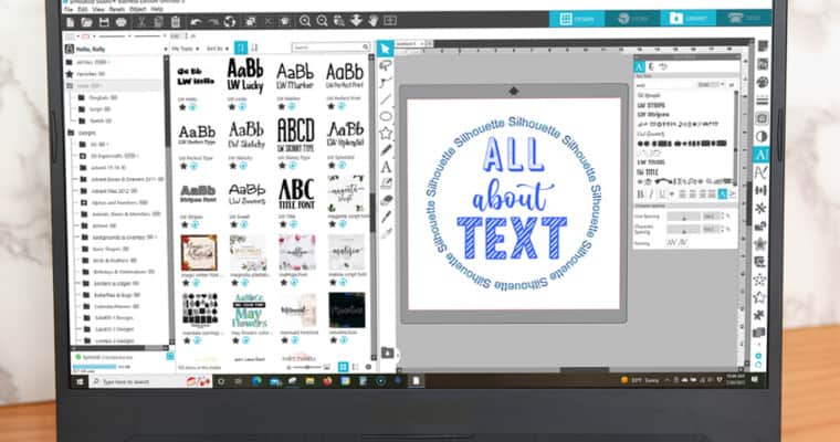All About Text in Silhouette Studio – Michaels Online Class
