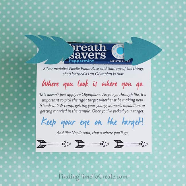 Girls Camp Pillow Treats - Arrows