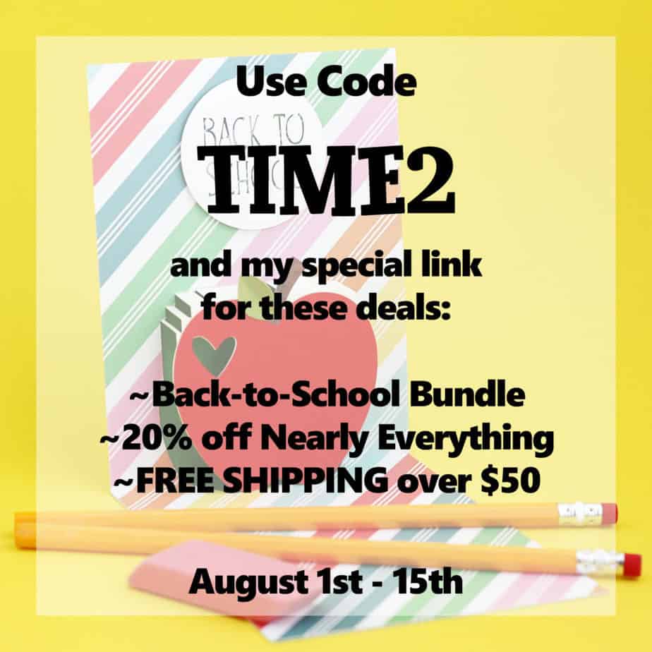 TIME2 August Silhouette Deals