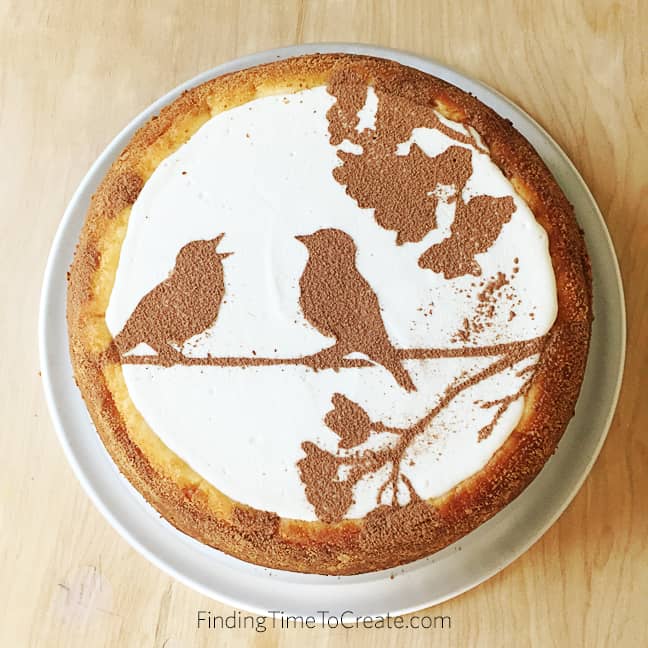 Create a cheesecake stencil with your CAMEO