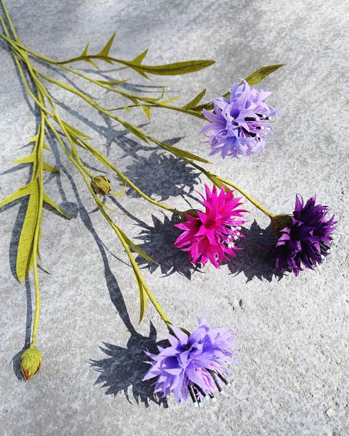 Handmade Paper Wildflowers - Finding Time To Create