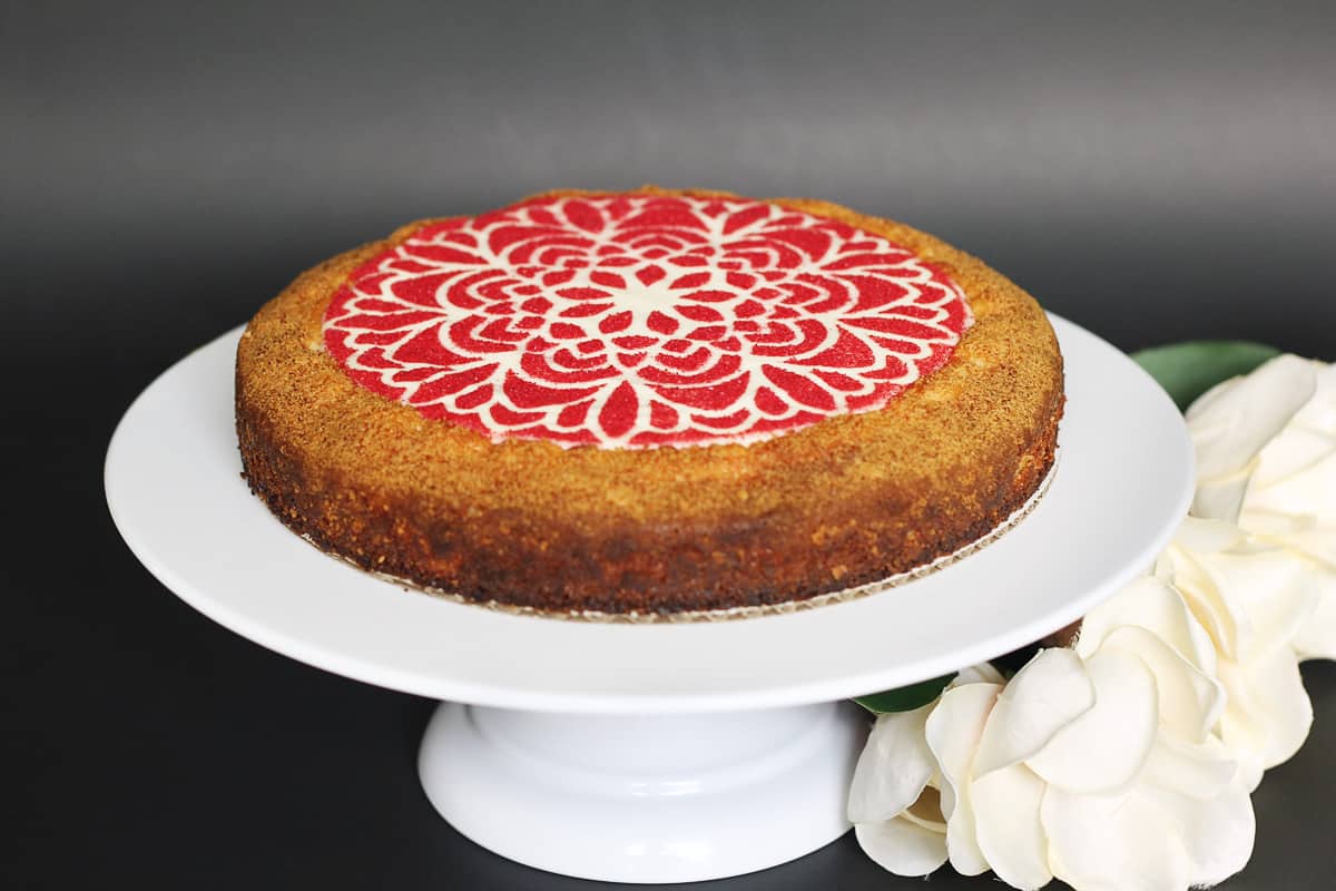 Easy Cheesecake Stencil Tutorial