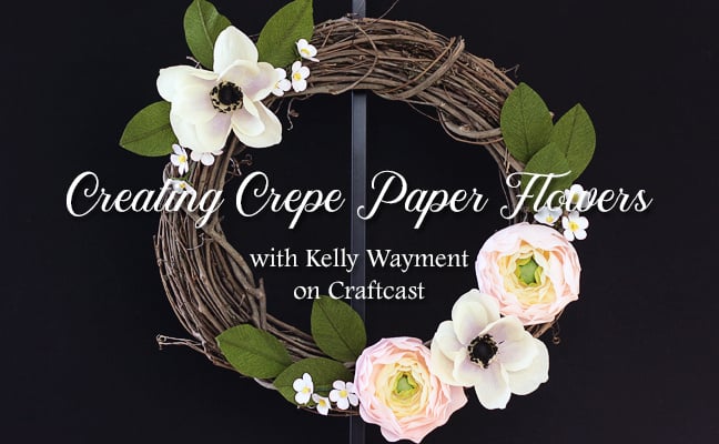 Creating Crepe Paper Flowers on Craftcast