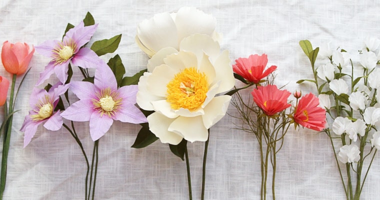 Handmade Paper Wildflowers - Finding Time To Create