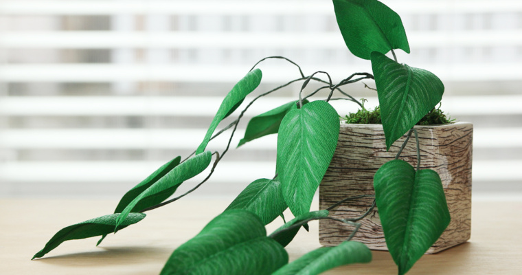 Craft Along: Crepe Paper Potted Plant