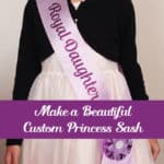 How to Make a Beautiful DIY Princess Sash