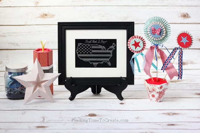 Etched Art - Land that I Love - FindingTimeToCreate