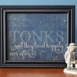 Etched Glass Wedding Frame Tutorial by Kelly Wayment