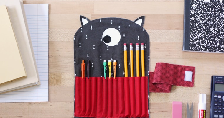 Fabric Pencil Case with the Silhouette Rotary Blade