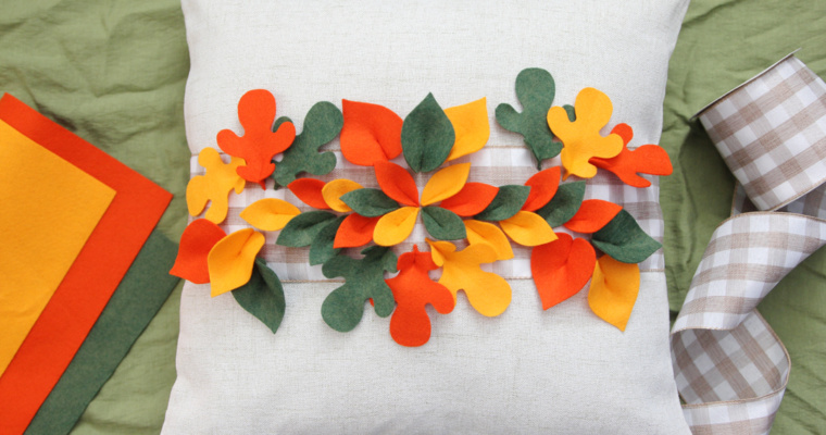Free Class – Fall Felt Pillow Wrap