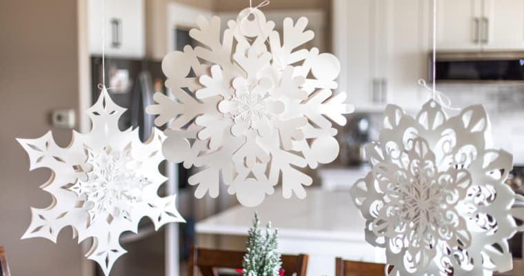 Giant 3D Snowflakes with the Cameo Pro