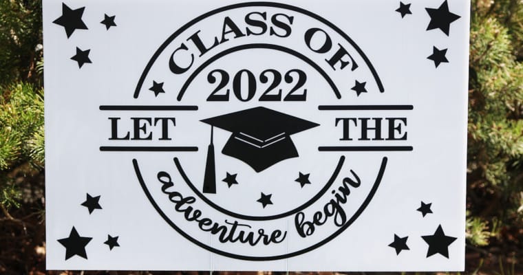 Graduation Yard Sign