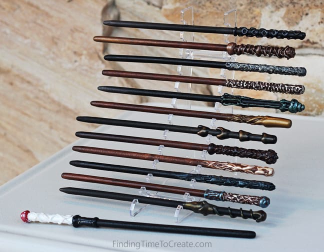 Harry Potter Wand Stand - Finding Time To Create
