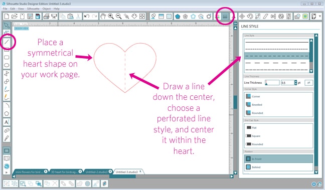 Bird Cage Valentines Decor - Silhouette CAMEO paper crafts