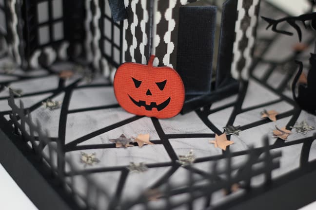 Paper Haunted House with the Silhouette CAMEO - Finding Time To Create