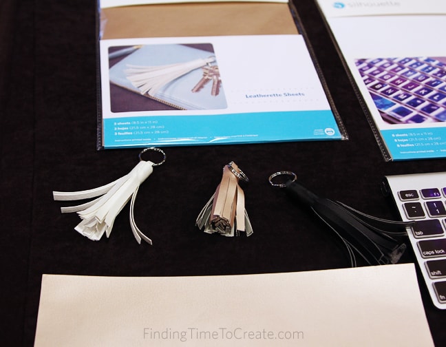 Leatherette sheets - tassels ~ Silhouette 2016 New Release