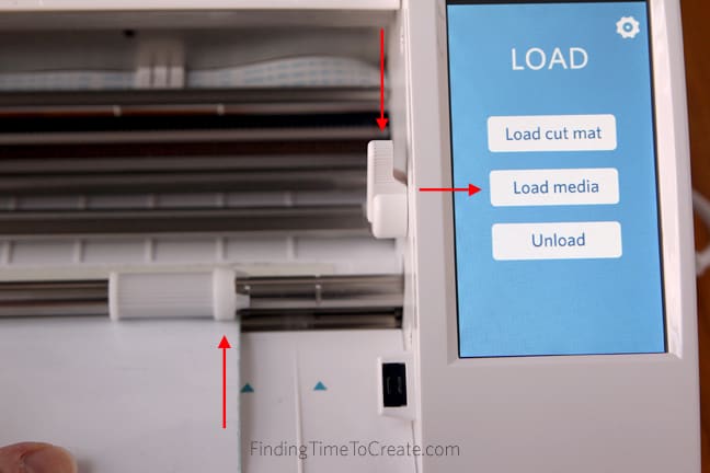 Load vinyl into CAMEO - Finding Time To Create