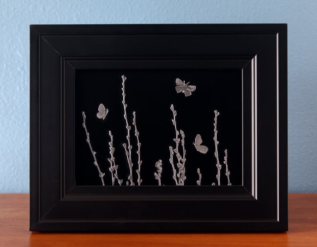 Metal Etch Silhouette Curio Tutorial by Kelly Wayment | Finding Time To Create