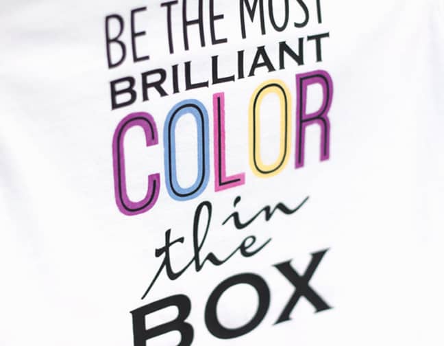 Most Brilliant Color - UV sensitive fabric inks