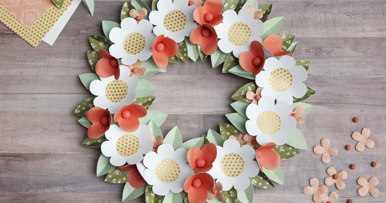Craft Along: Paper Floral Wreath