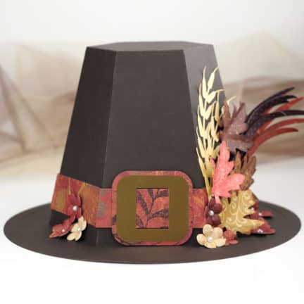 Pilgrim Hat Thanksgiving Decor - Finding Time To Create