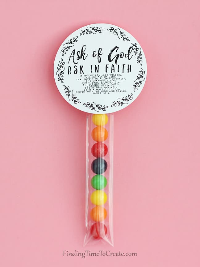 Girls Camp Pillow Treats - candy tubes
